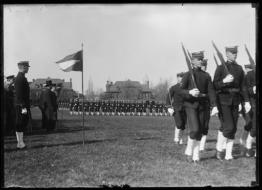 Midshipmen marching
