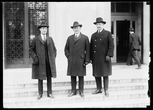 Men at Pan American Union Building, Washington, D.C.