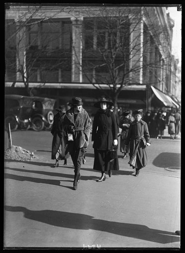Street views, pedestrians. Washington, D.C.