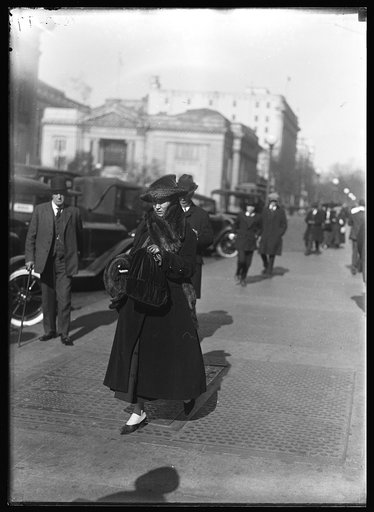 Street views, pedestrians. Washington, D.C.