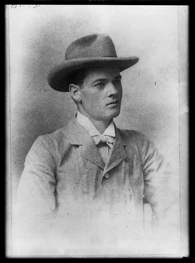 Herbert Hoover, age 23, taken in Perth, Australia, 1898