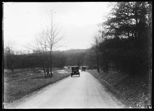 Automobiles on roadway