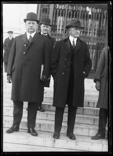 Men at Pan American Union Building, Washington, D.C.