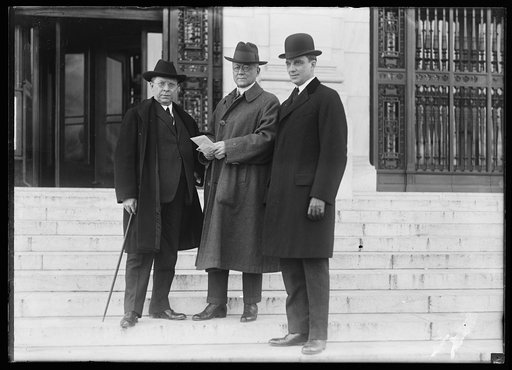Men at Pan American Union Building, Washington, D.C.