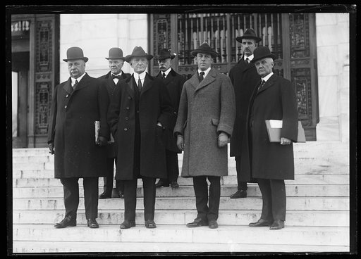 Men at Pan American Union Building, Washington, D.C.