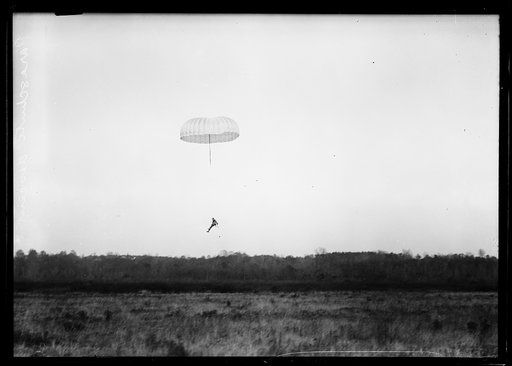 Parachute descent