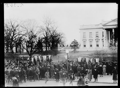 White House pickets of the Congressional Union for Woman Suffrage, Washington, D.C.