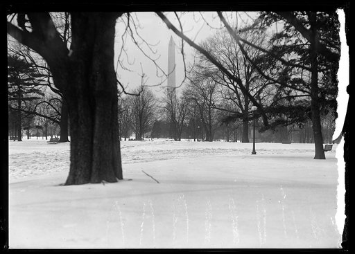 Snow, Washington Monument, Washington, D.C.