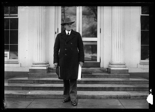 Man at White House, Washington, D.C.