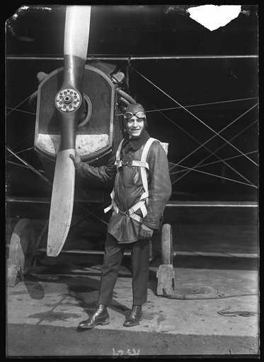 Airplane and pilot