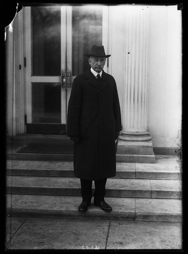 Man at White House, Washington, D.C.