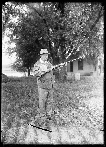 Man with gun