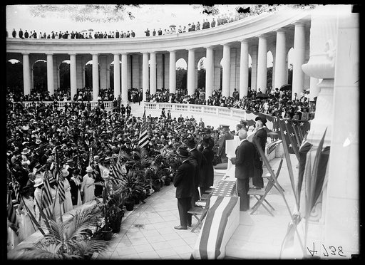 Ceremony at Amphitheater, Arlington National Cemetery, Arlington, Virginia