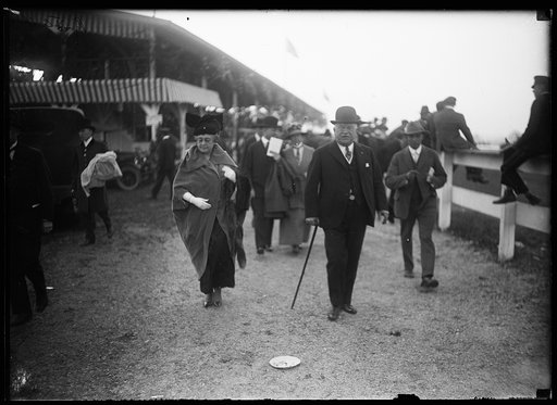 Spectators at horse event