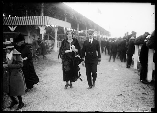 Spectators at horse event