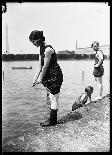 Beatrice Smith at Tidal Basin [Washington, D.C.