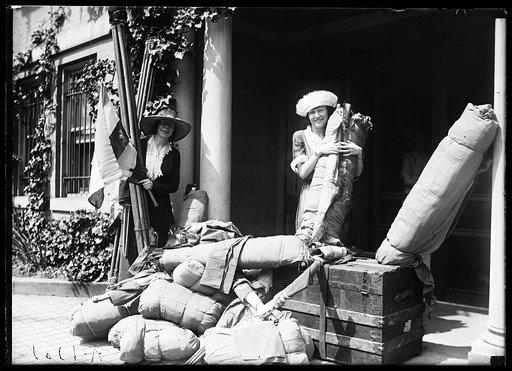 Outside National Woman's Party headquarters, Washington, D.C.