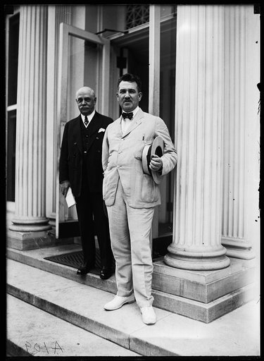 Men at White House, Washington, D.C.