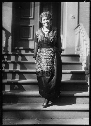 Women's rights activist Emmeline Pethick-Lawrence