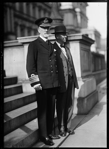 Unidentified Officer and Josephus Daniels
