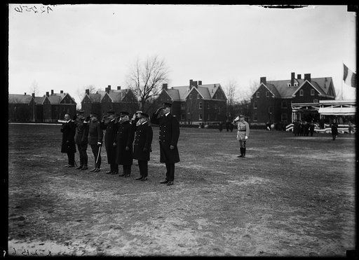 Military; man in back/right is Robert Nivelle