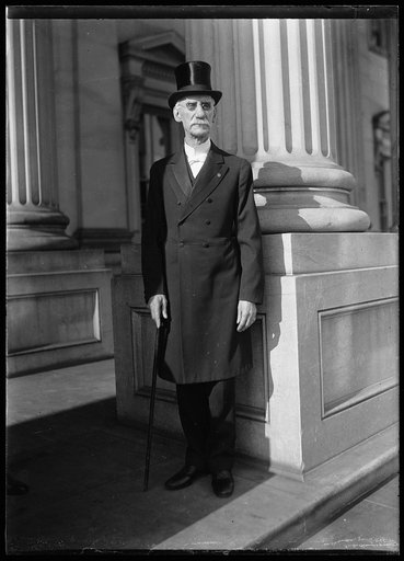 Man at U.S. Capitol, Washington, D.C.