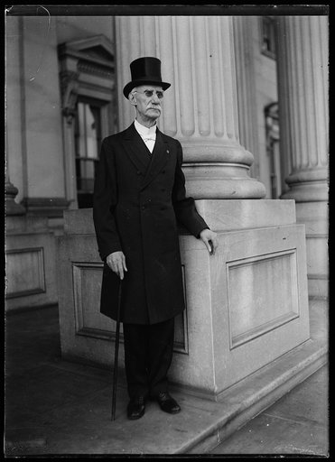 Man at U.S. Capitol, Washington, D.C.
