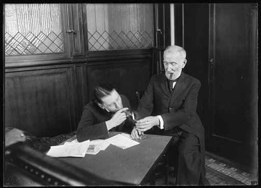 Joseph Gurney Cannon, right