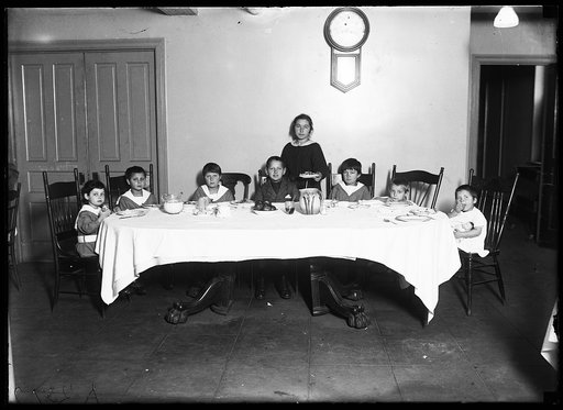 Children eating