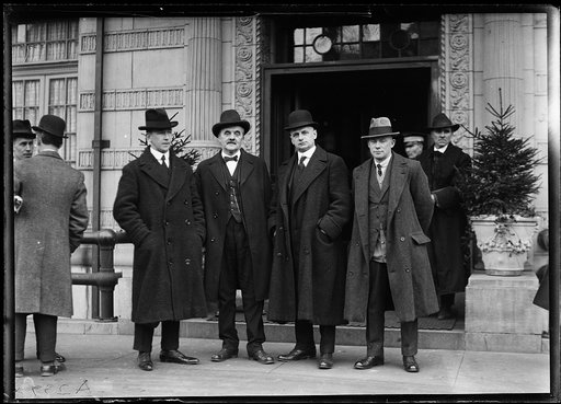 Group; George Norris, 2nd from left