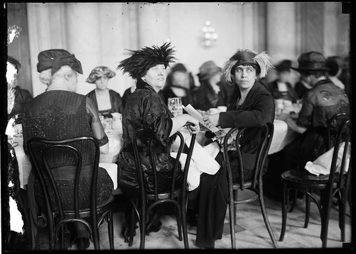 Grace Coolidge, right