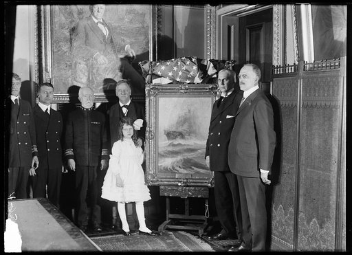 Painting with Josephus Daniels and others