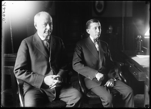 William H. Hayes, right