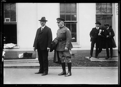 John W. Weeks, left. White House, Washington, D.C.