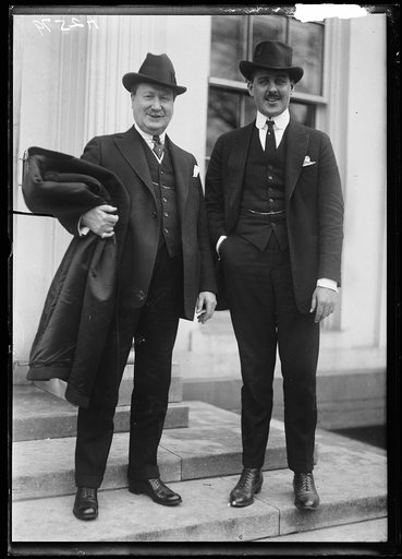 Men at White House, Washington, D.C.