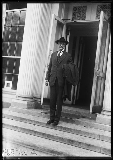 Man at White House, Washington, D.C.