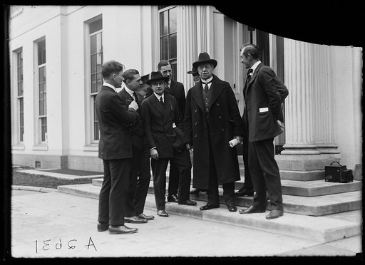 Group of men at White House, Washington, D.C.