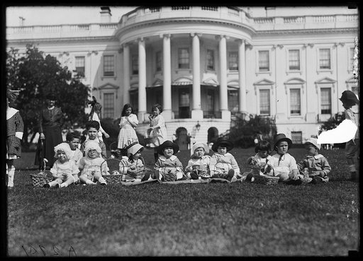 Children, Easter Egg Hunt at White House, Washington, D.C.