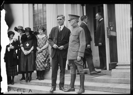Dr. Charles E. Sawyer, right. White House, Washington, D.C.