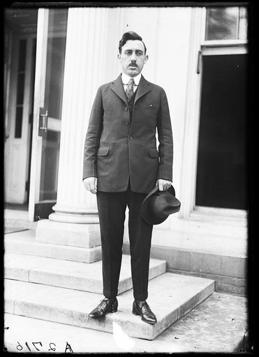 Man at White House, Washington, D.C.