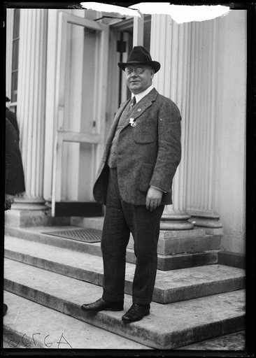 Man at White House, Washington, D.C.