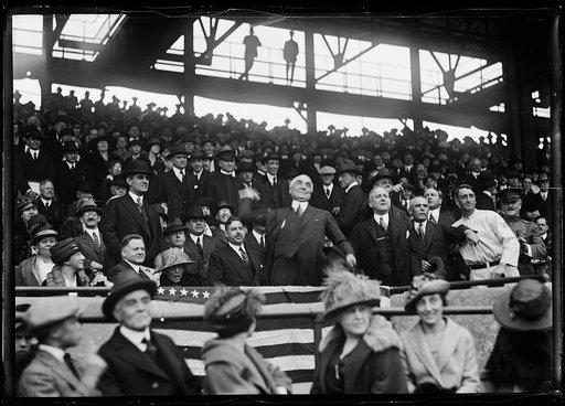 Harding tossing first ball
