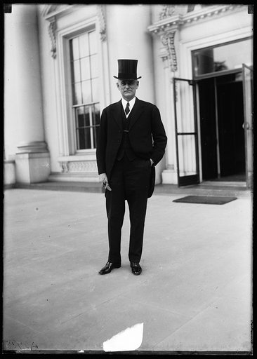 Man at White House, Washington, D.C.