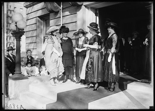 Florence Harding, left