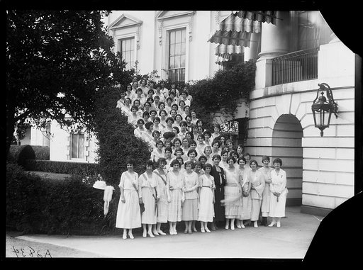 Group of women at White House, Washington, D.C.