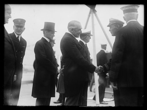 Warren Harding and Naval officers