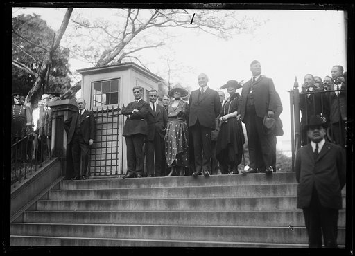 Mr. and Mrs. Harding and group