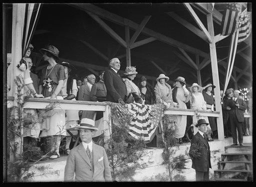 President and Mrs. Harding. White House, Washington, D.C.