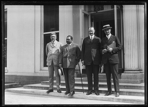 Men at White House, Washington, D.C.