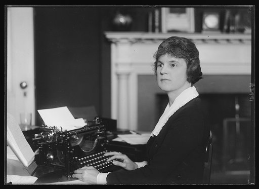 Woman woring in office